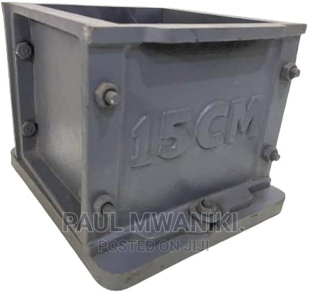 Concrete Cast Iron Cube Mould – 150mm(6'') 7kgs - main view
