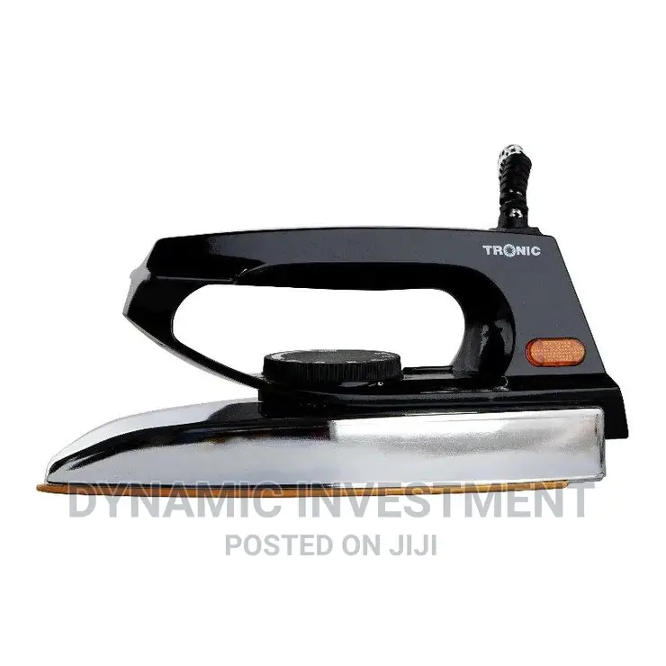 Tonic Dry Iron Box Heavy Duty Black Silver