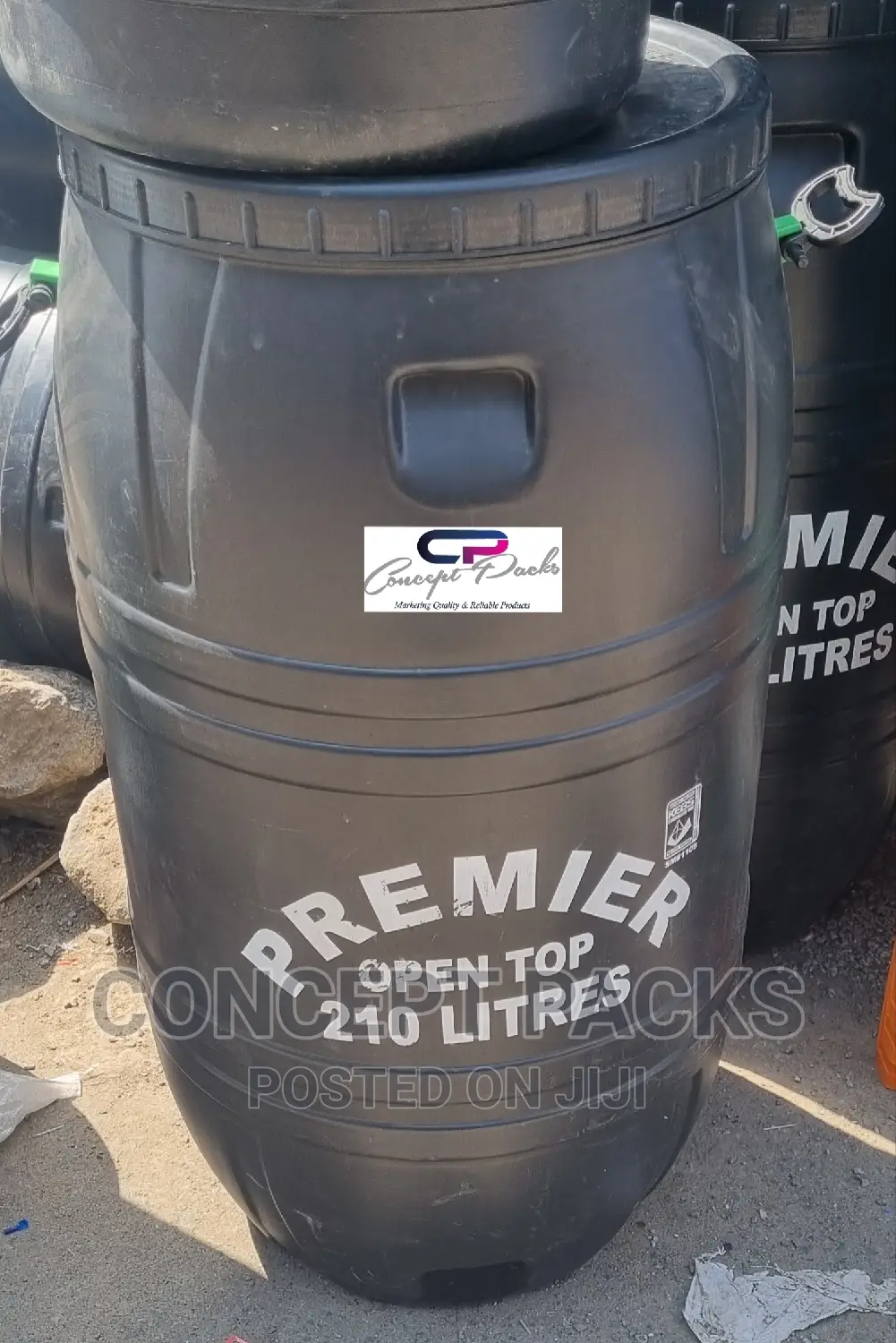 210ltrs Black Water Tank.
