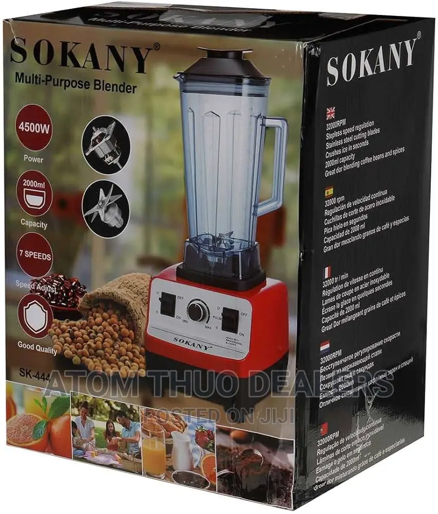 Brand New Sokany Commercial Blender 4500watts