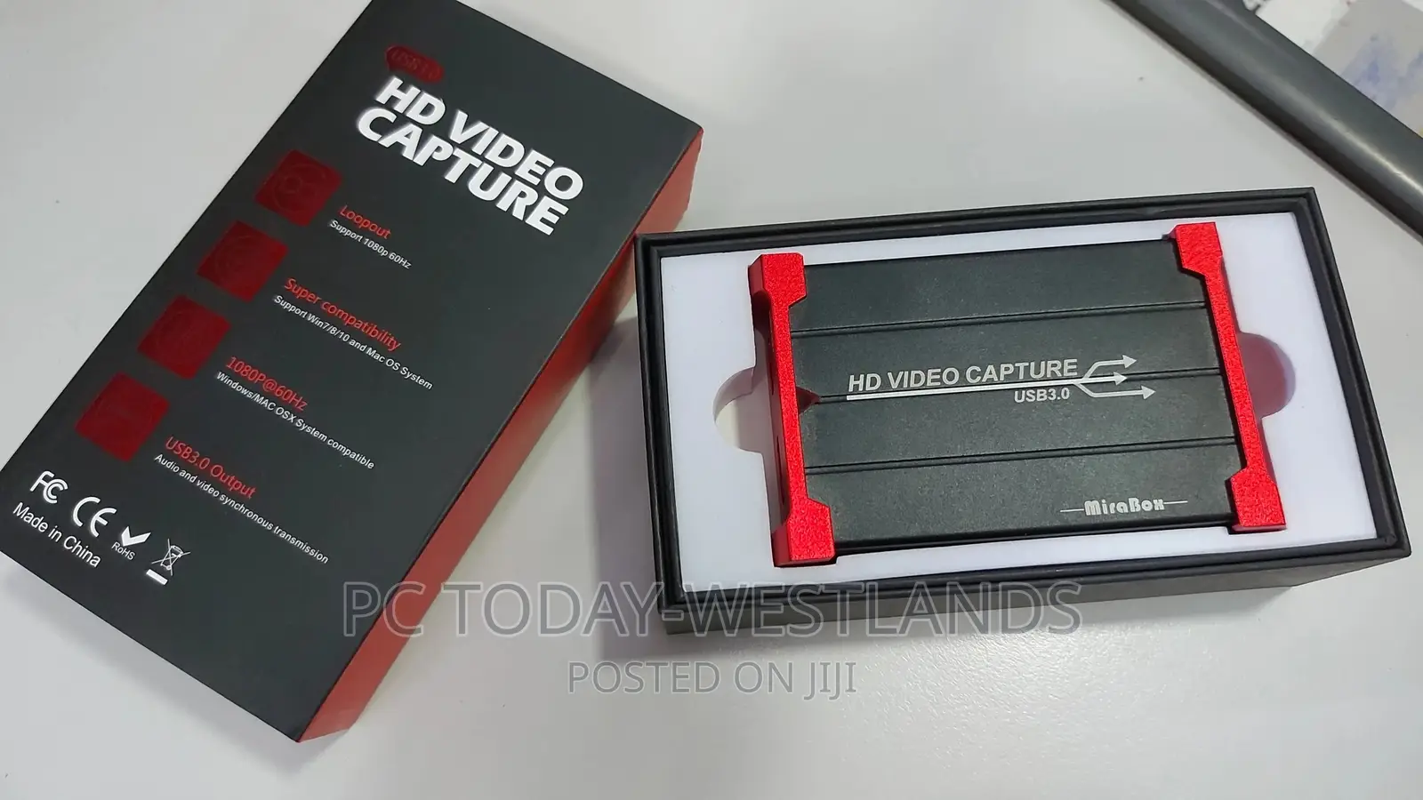 Mirabox -Compatible Capture Card for Streaming Recording,