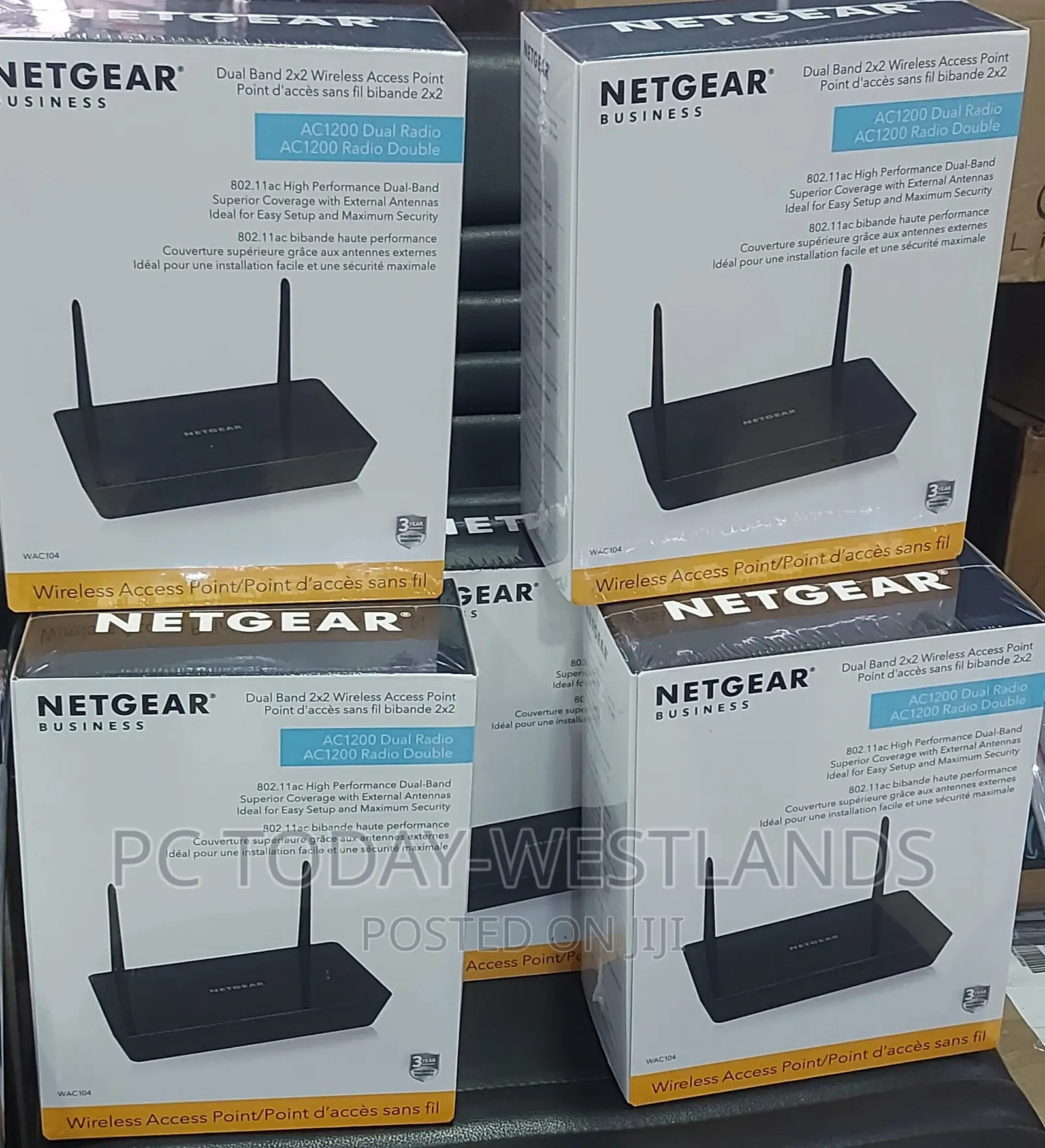 Netgear Ac1200 Dual-Band Wireless Access Point(Wac104)