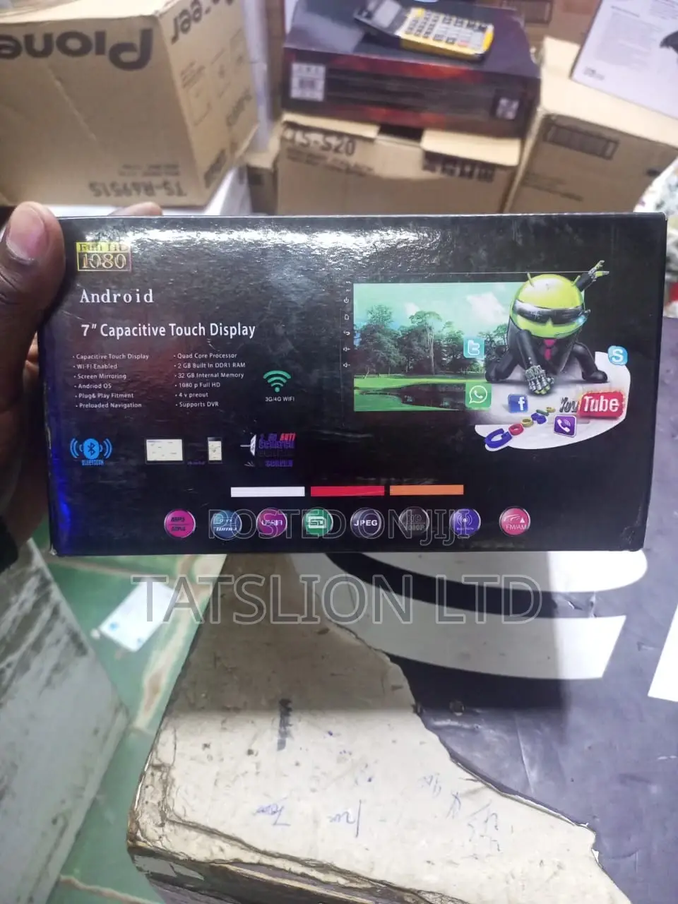 N 7 Inch Android Car Radio With Bluetooth , Youtube ,Maps ,