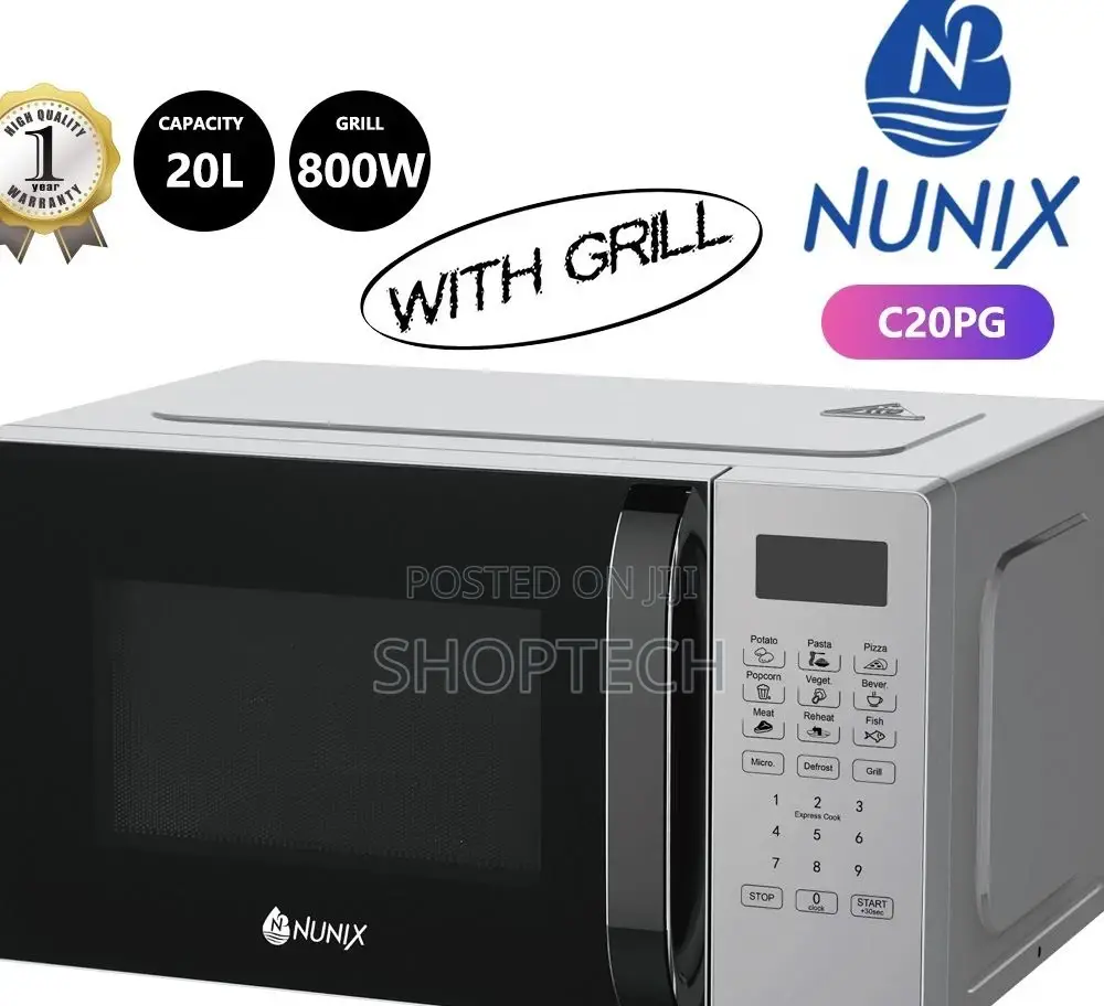 Nunix 20ltr Digital Microwave With Grill