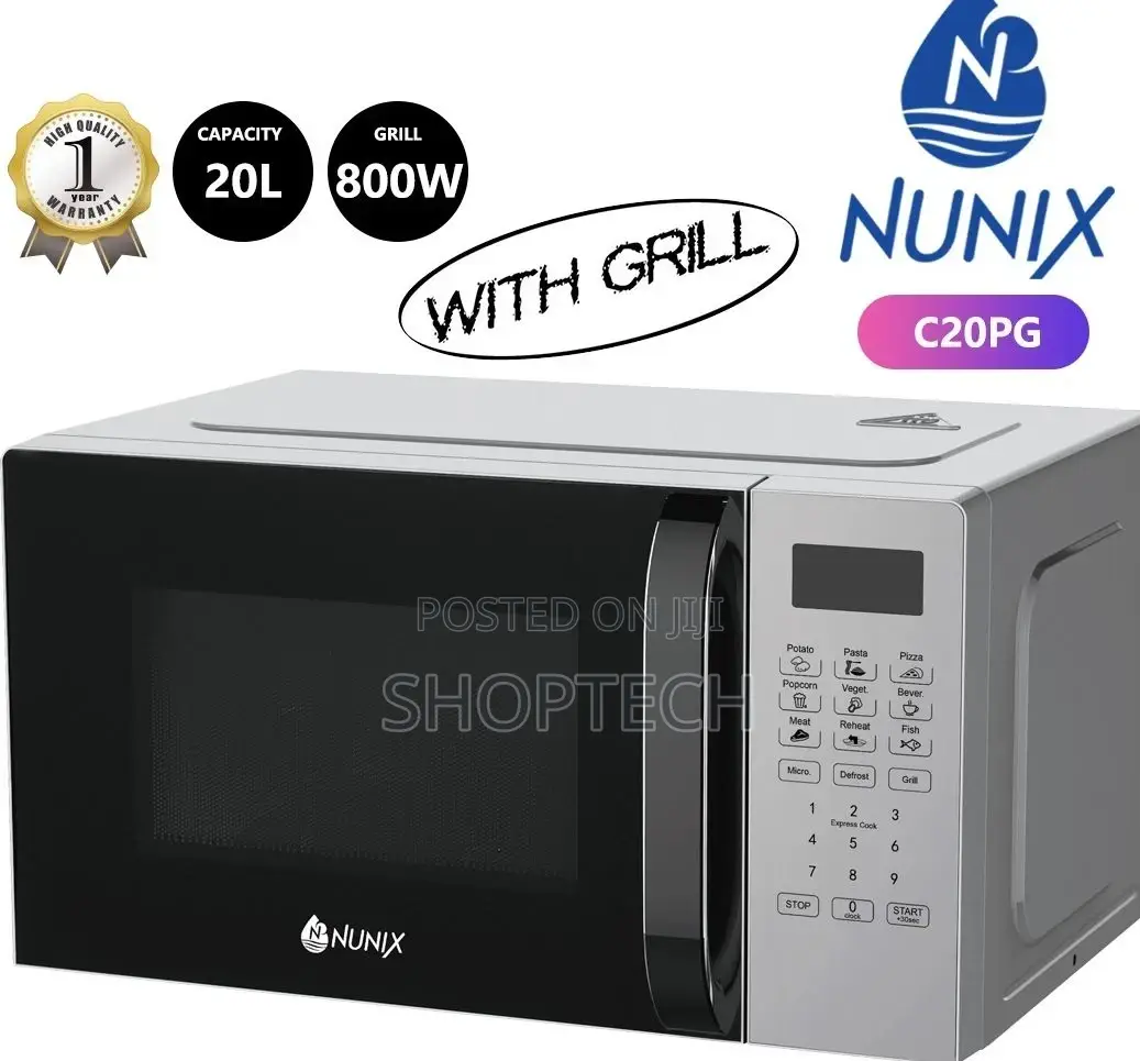 Nunix 20ltr Digital Microwave With Grill