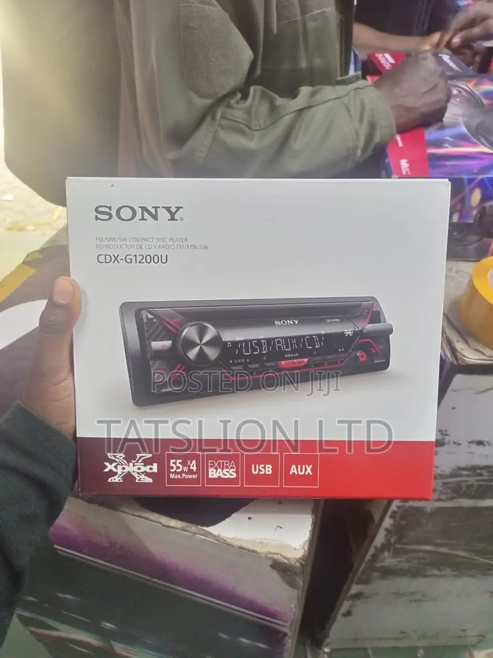Sony Radio With CD Player , USB ,AUX Input CDX-G1200U