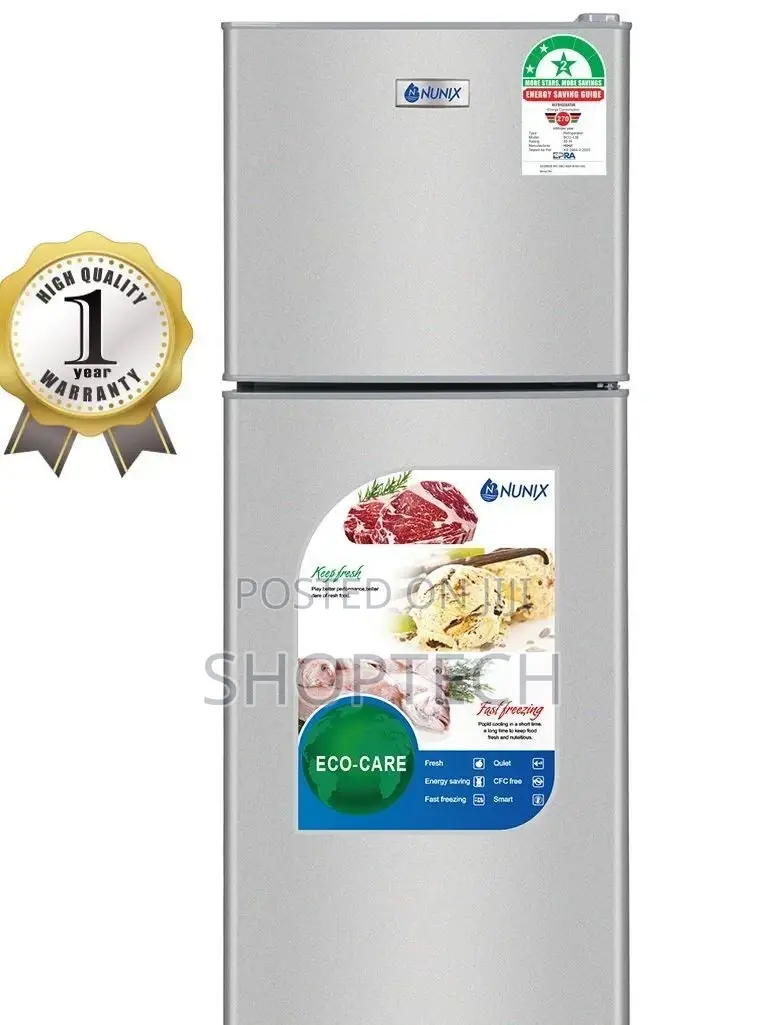 Nunix 138ltr Double Door Refrigerator