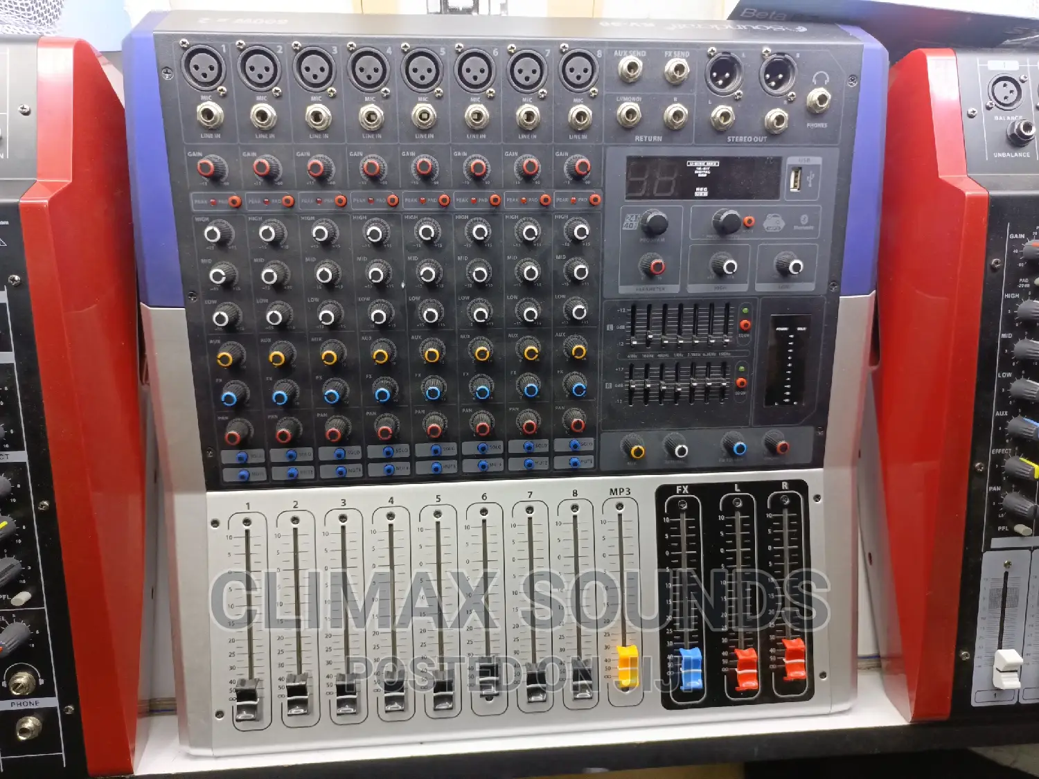 Kv 80 Powered Mixer 8 CHNL