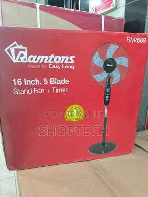 Ramton 16inch Standing Fan 5blades Available