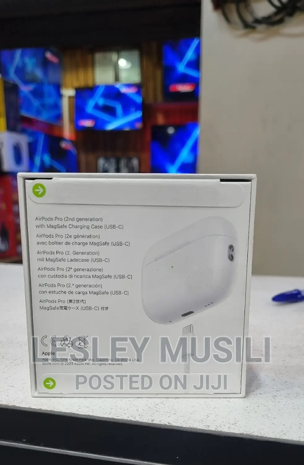 Airpods Pro (2nd Gen) With Magsafe Charging Case (USB‐C)