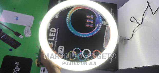 18 Inch RGB Ring Light With 2.2m Stand Remote and 3 Holders - thumbnail 5