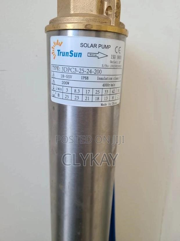 Solar DC Submersible Pump - main view