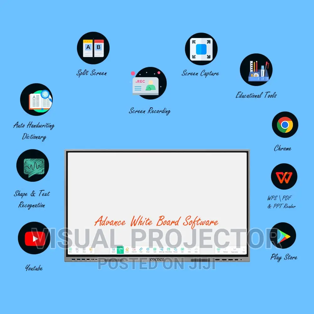 75 Inch Interactive Flat Panel Multitouch Screen