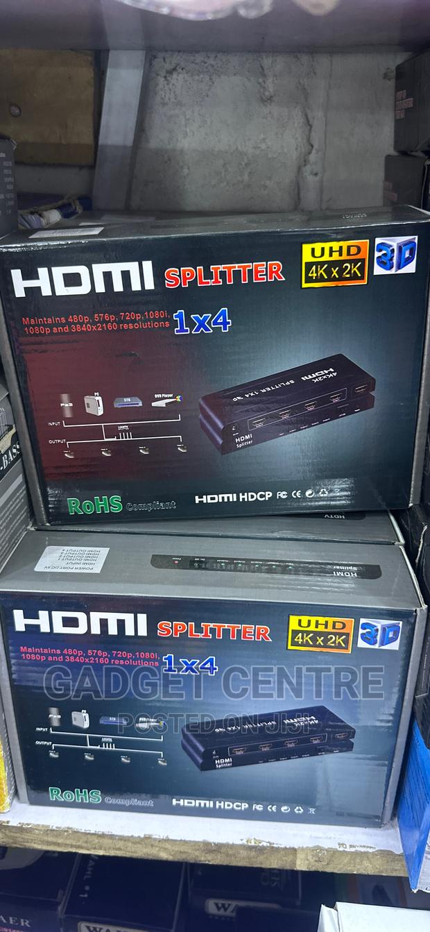4way Hdmi Splitter New