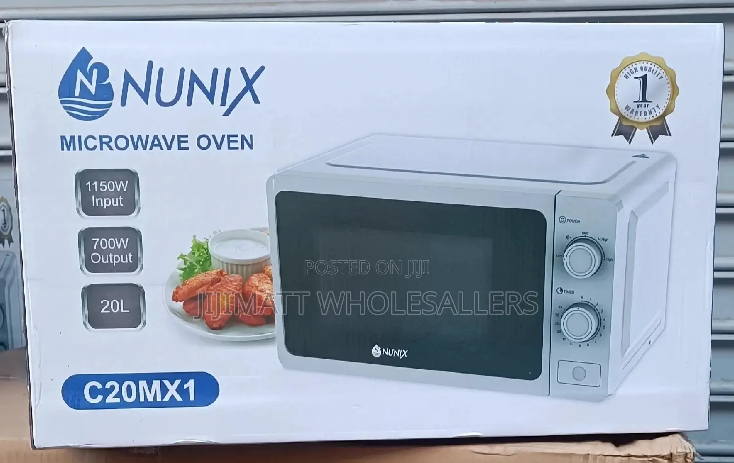 Microwave//Nunix 20litres Microwave With Knob
