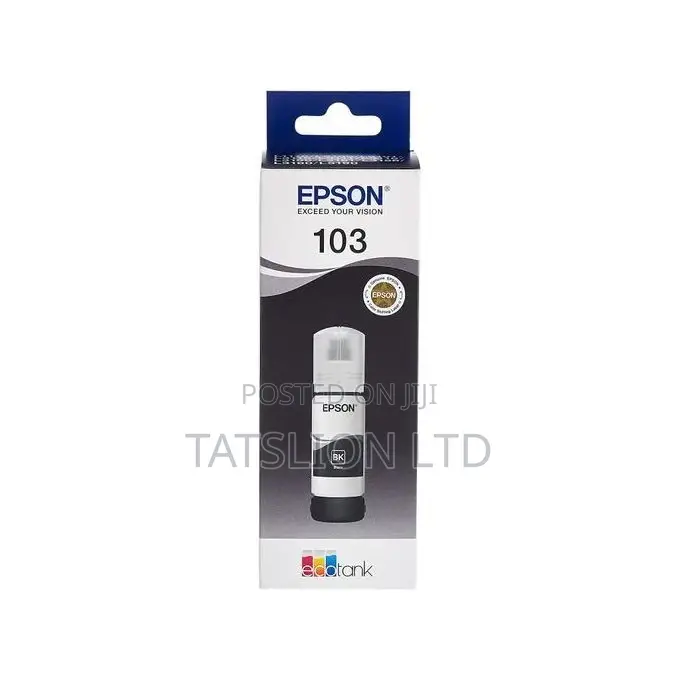Epson 103 Original Ink Bottle - Black