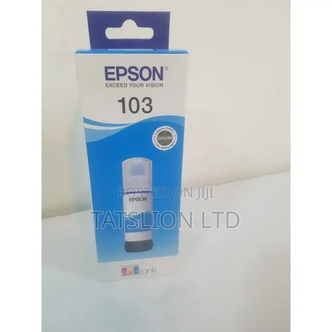 Epson 103 Original Ink Bottle - Cyan