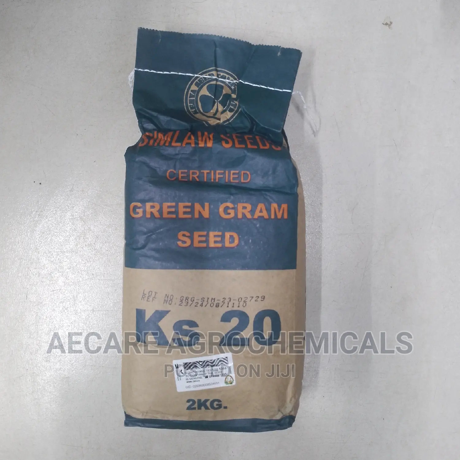 Green Grams Certified Seeds Ks20 (Ndengu) (Makueni) 2kgs