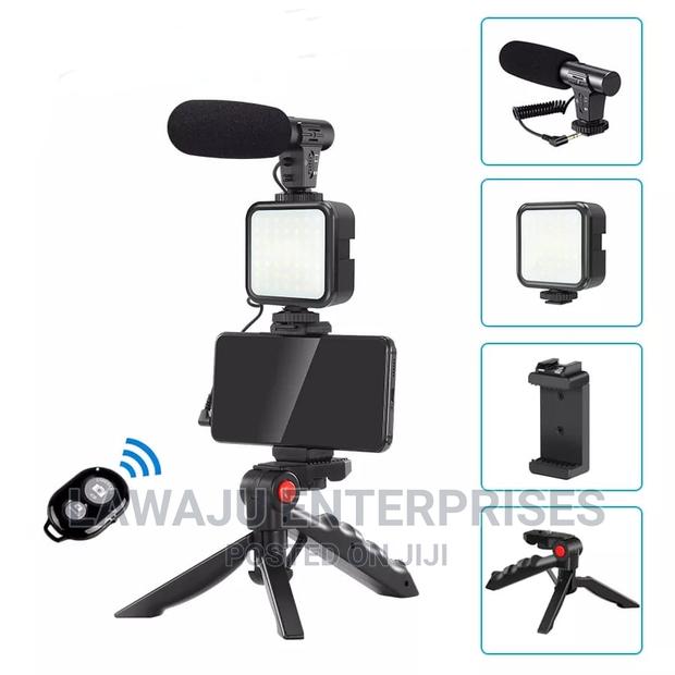 4 in 1 Microphone, Selfie Light, Tripod Stand, - main view