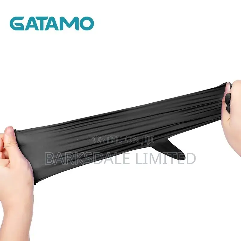 Black Nitrile Gloves Food Grade Latex Rubber Chef Kitchen Small Large