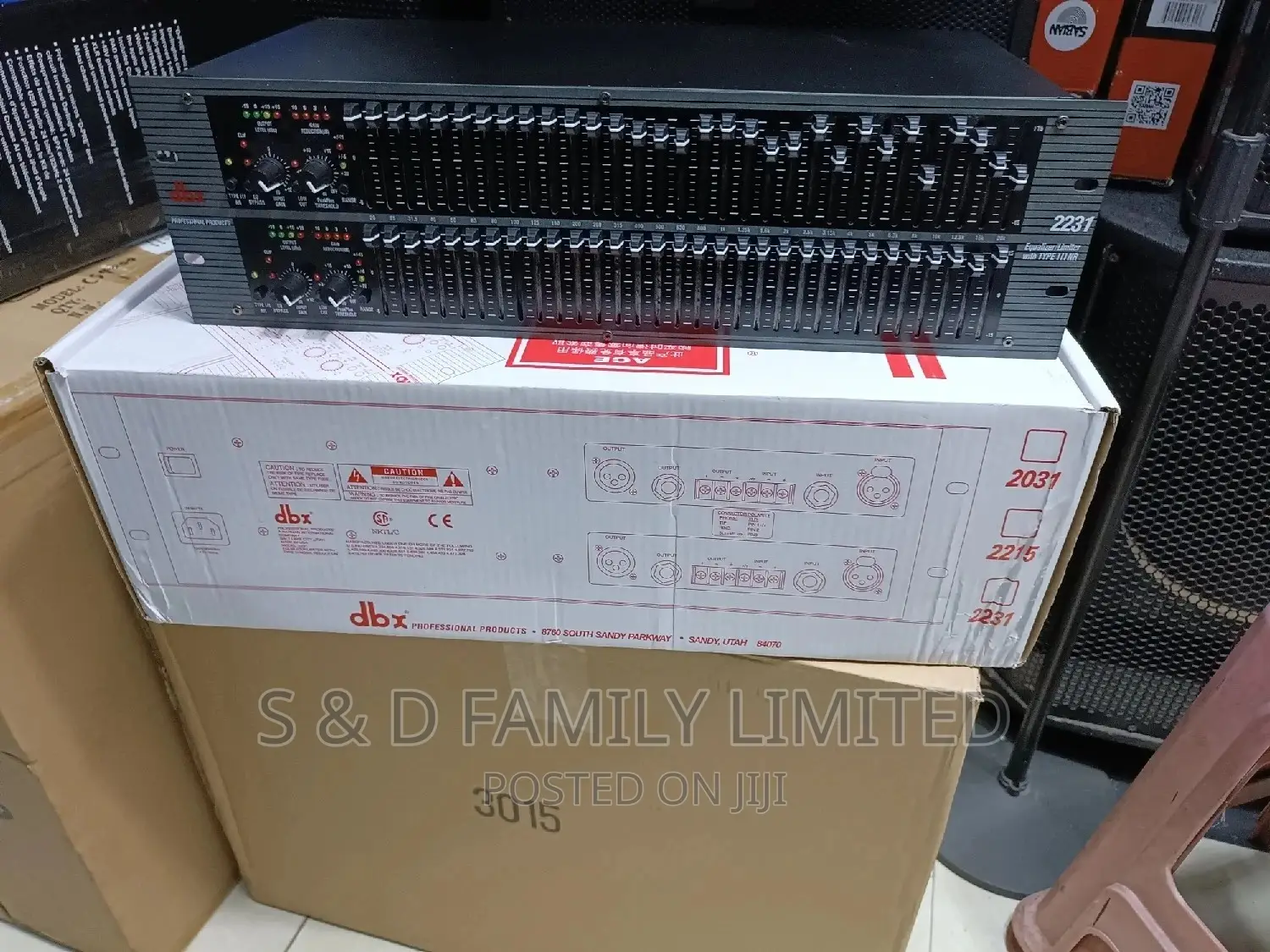 2231 Double Graphic Equalizer DBX 2231