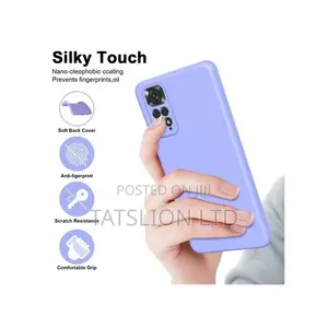 Redmi Note 11S Case, Slim Smooth Soft Silicone Shockproof