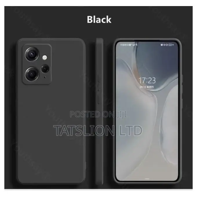 Silicone Liquid Back Cover for Redmi Note 12
