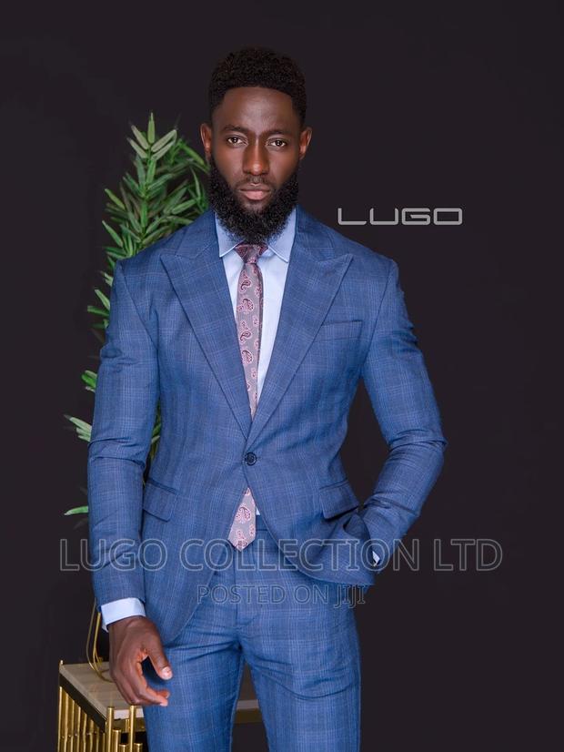Custom Made Checked Suits - thumbnail 2