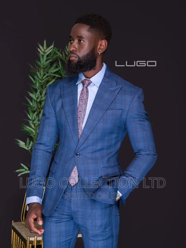Custom Made Checked Suits - thumbnail 3