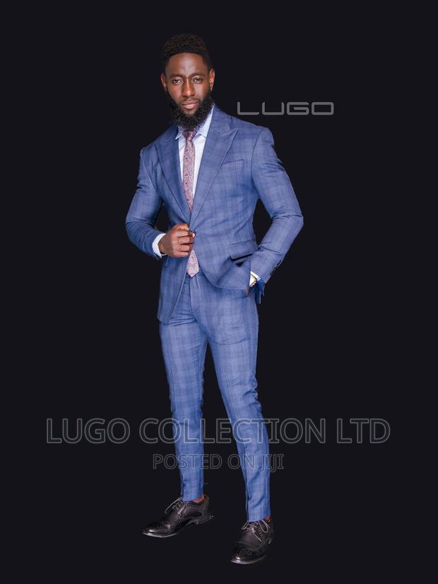 Custom Made Checked Suits - thumbnail 6
