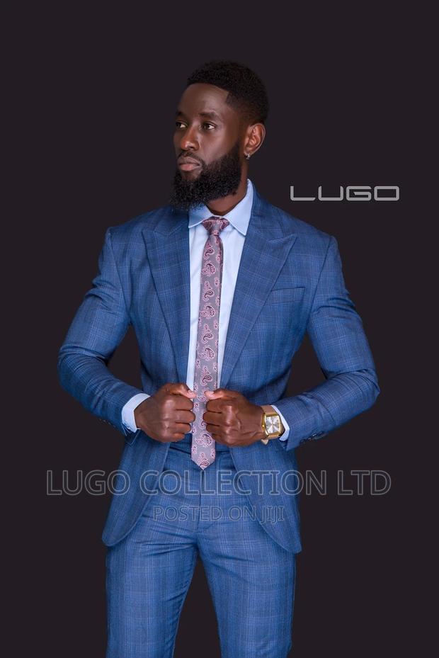 Custom Made Checked Suits - thumbnail 7