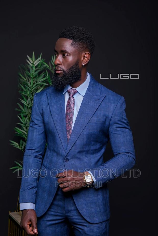 Custom Made Checked Suits - thumbnail 8