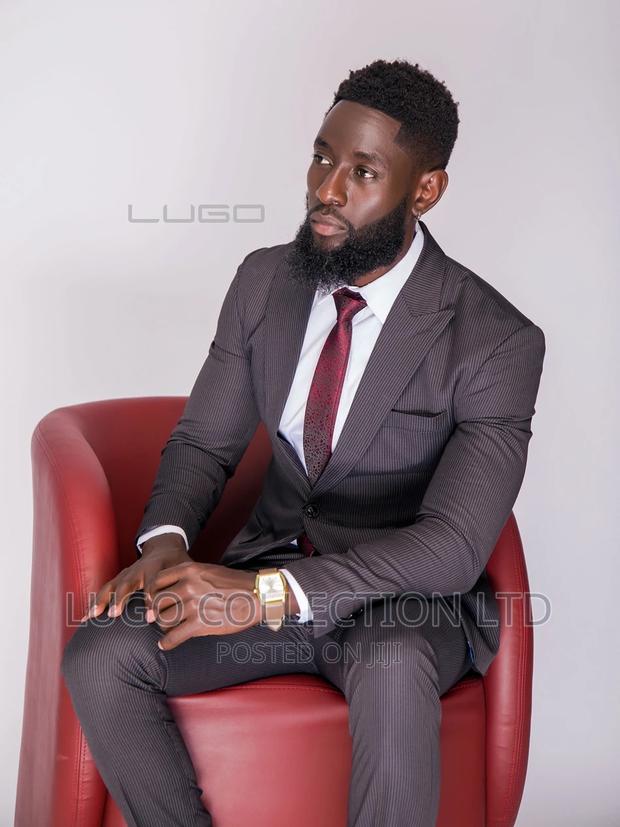 Custom Made Pinstripe Suit Merino Suit - thumbnail 4