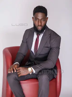 Custom Made Pinstripe Suit Merino Suit