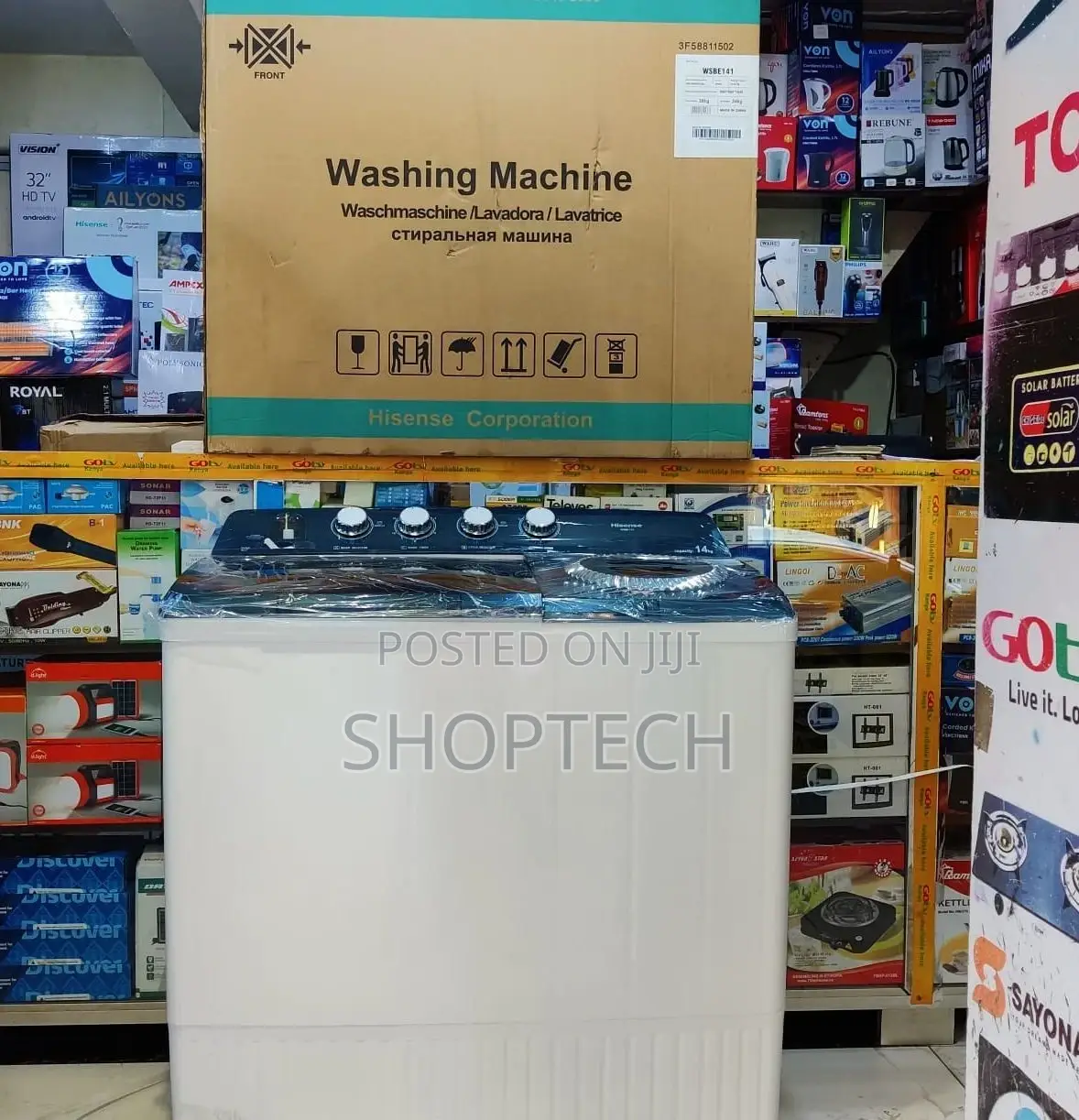*Hisense Twin Tub 14kg Washing Machine at 32,000