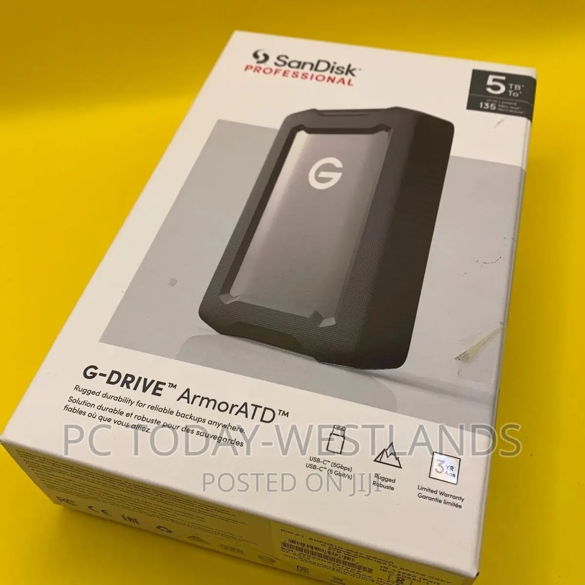 Sandisk Professional 5tb G-Drive Armoratd -