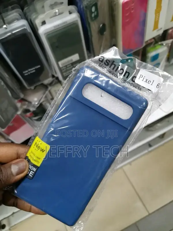 Soft Silicone Blue Case - For Google Pixel 6