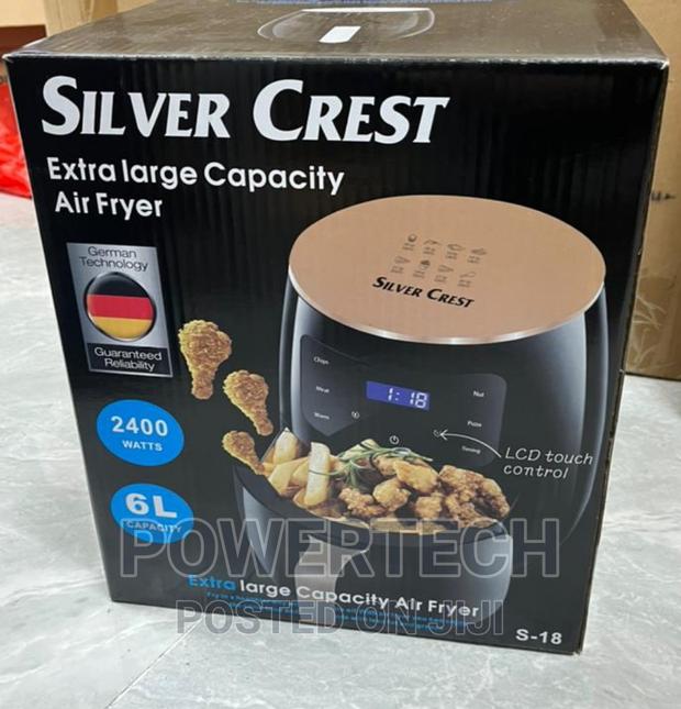 6 Litres Silvercrest Air Fryer. - main view