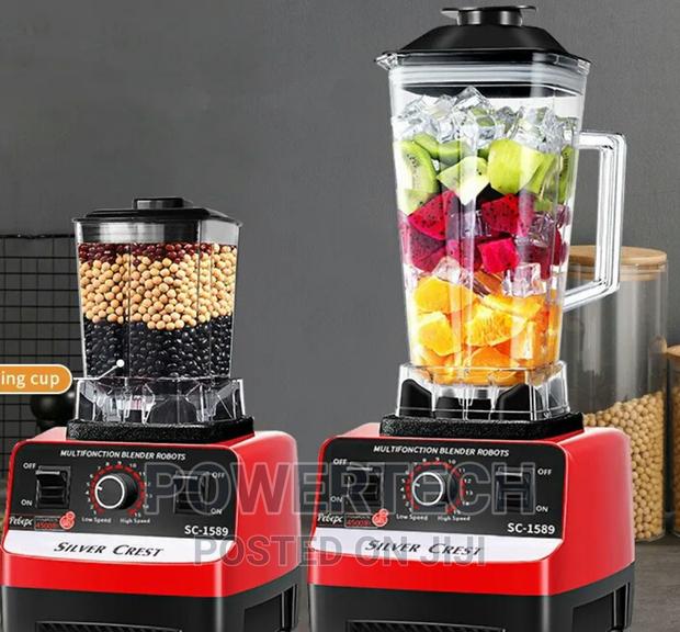 2in1 Silver Crest Blender - main view