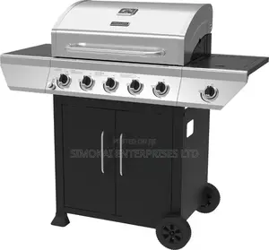 Crusade Series 5 Burner Patio Gas Bbqwith Side Burner
