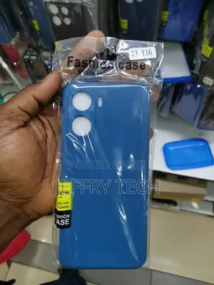 Cosmic Blue Candy Silicone Case for Vivo Y16