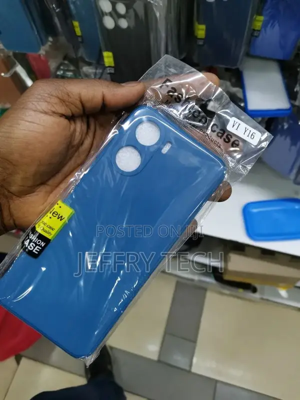 Cosmic Blue Candy Silicone Case for Vivo Y16