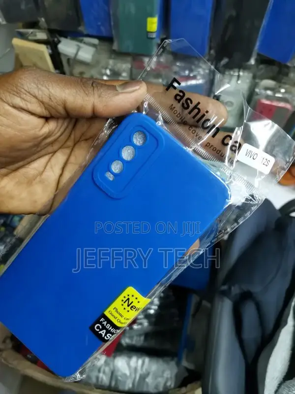 Vivo Y12s Cover - Blue - Soft New Stylish Matte Look Case