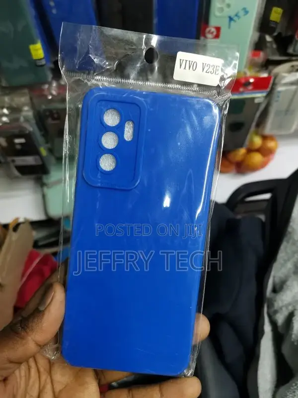 Back Cover for Vivo V23e 5g' Soft Silicone Slim Matte Liquid