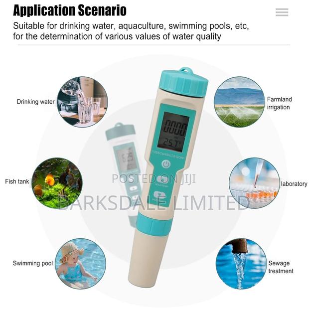 Water Quality Tester Orp Ph TDS Ec Salinity Sg 7 in 1 Meter - thumbnail 7