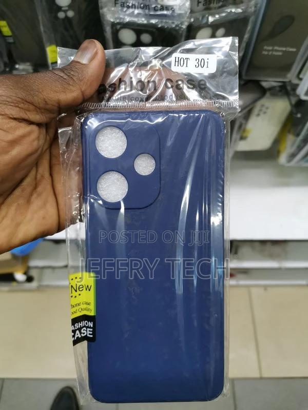 Soft Rubberised Back Cover for Infinix HOT 30i | Inner Velve