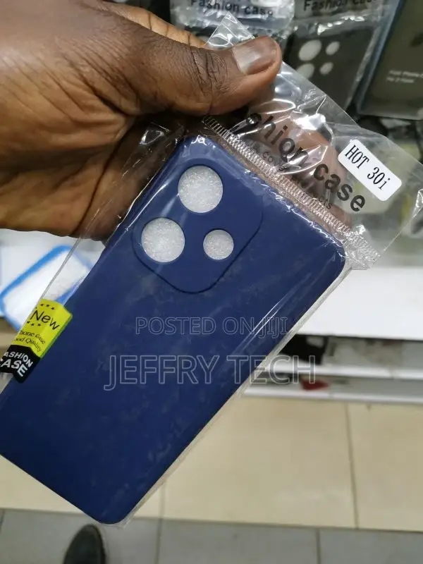 Soft Rubberised Back Cover for Infinix HOT 30i | Inner Velve