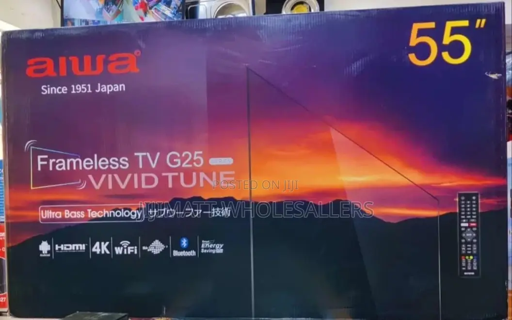 AIWA 55inches Frameless SMART Android TV With BT