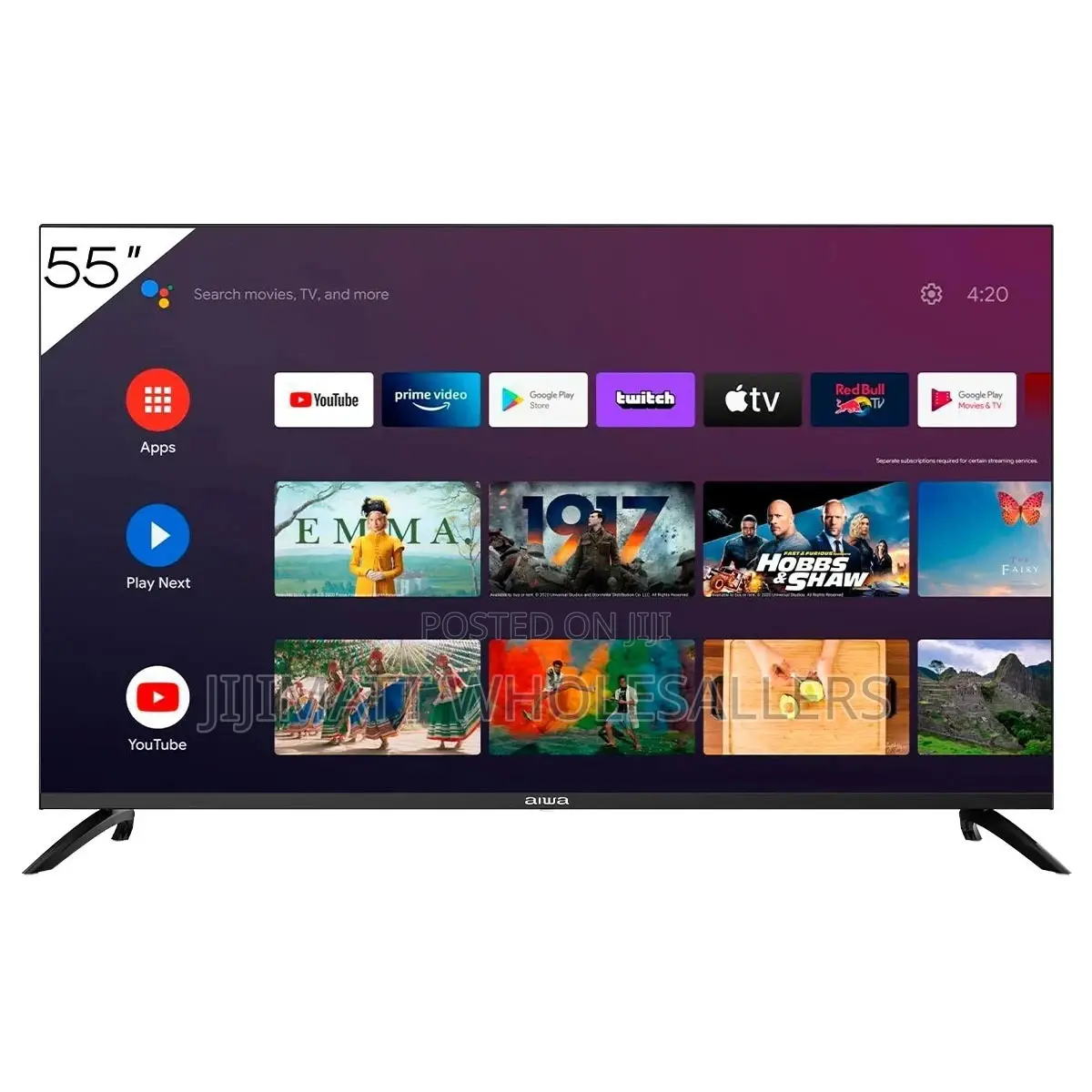 AIWA 55inches Frameless SMART Android TV With BT