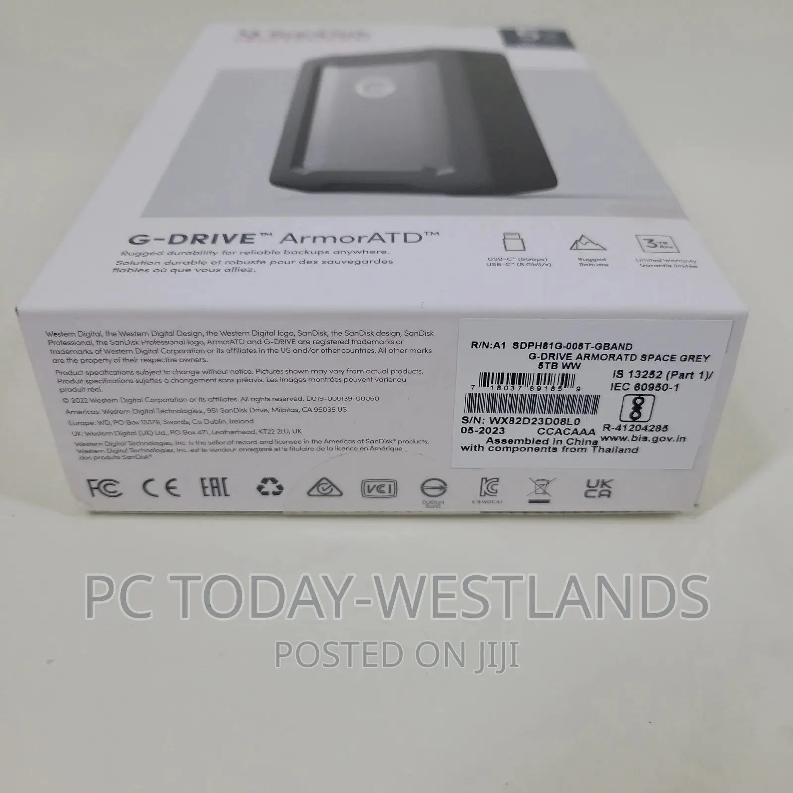 Sandisk Professional 5tb G-Drive Armoratd -